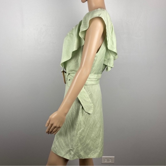 NEW TOPSHOP GREEN V-NECK ROMPER - Picture 5 of 9